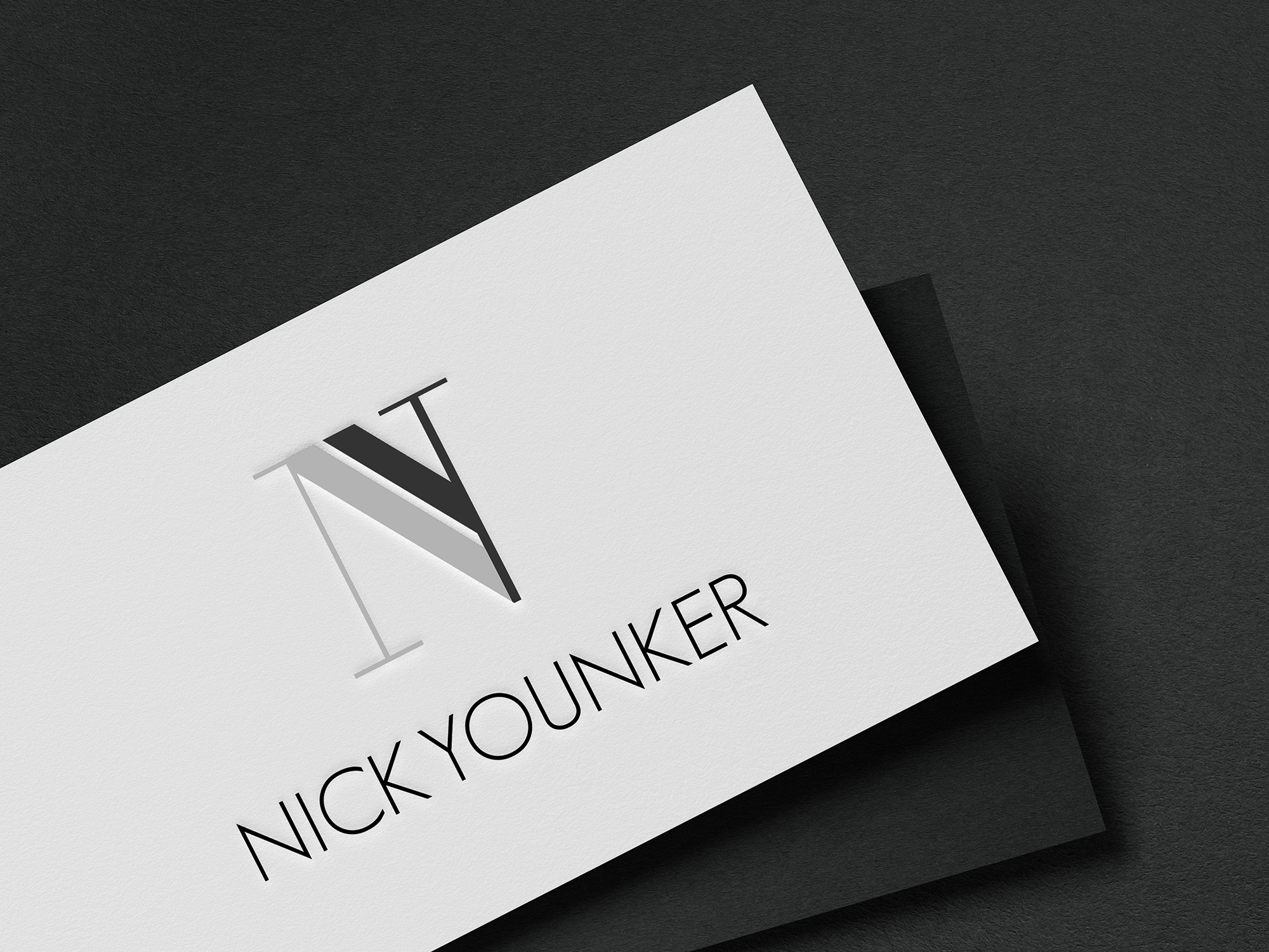 nickyounker Free Modern Logo Mockup 2019